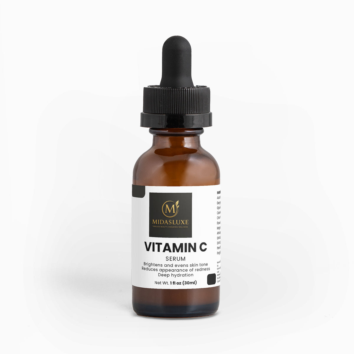 Vitamin C Brightening Face Serum - Midas Luxe