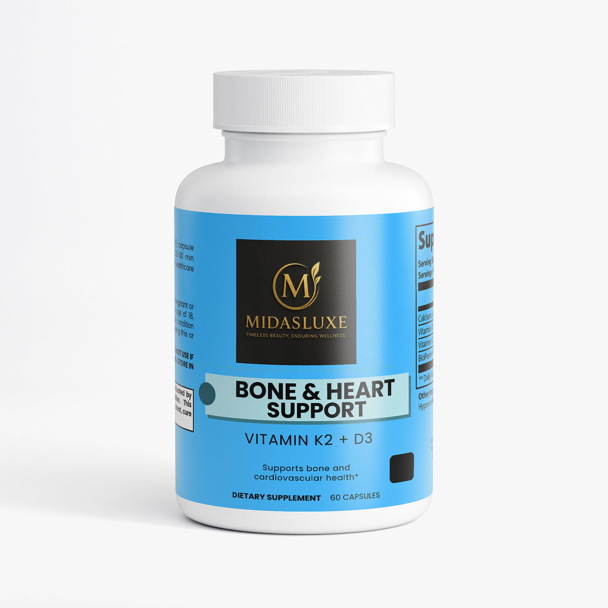 Bone & Heart Health Support Formula - Midas Luxe