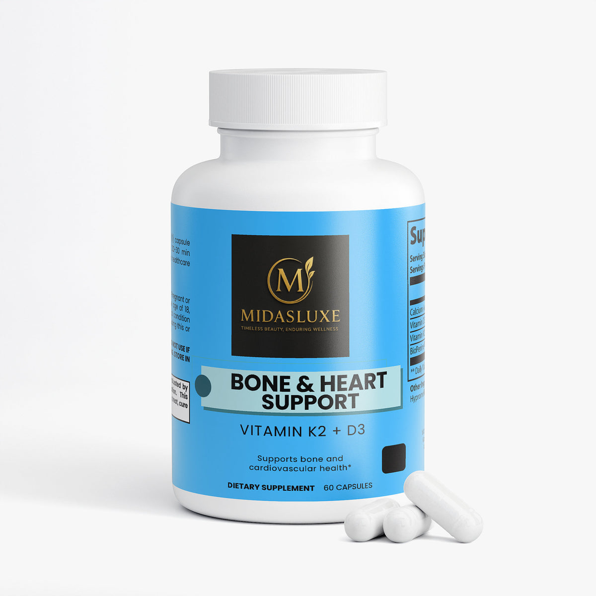 Bone & Heart Health Support Formula - Midas Luxe
