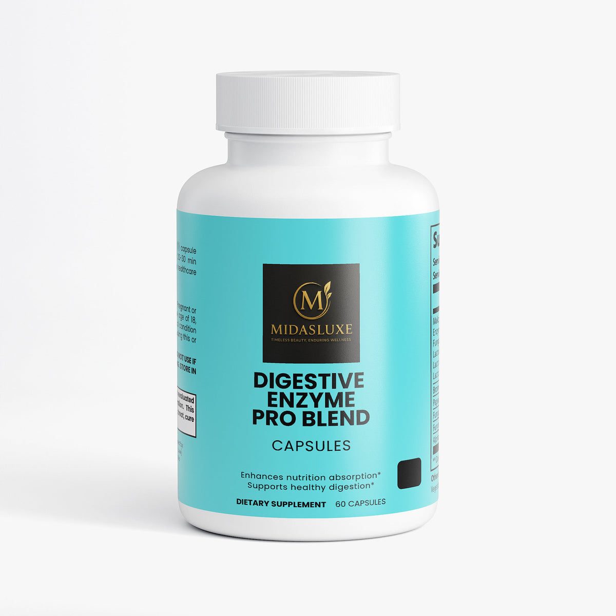 Advanced Digestive Enzyme Support - Midas Luxe