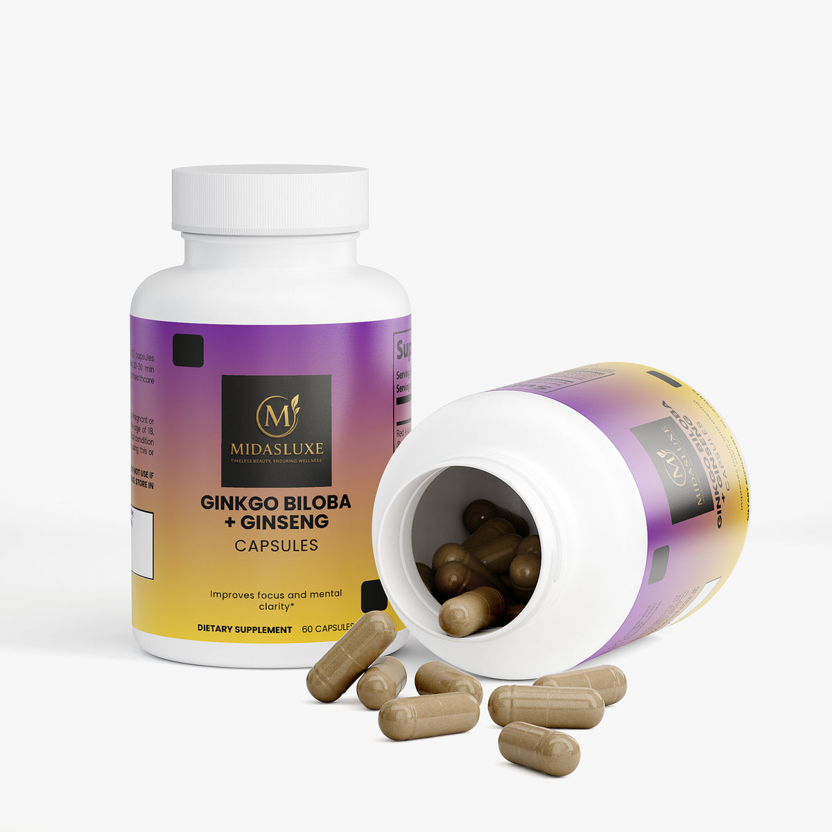 Ginkgo Biloba + GinsengGinkgGinkgo Biloba + GinsengGinkgo Biloba + - Midas Luxe