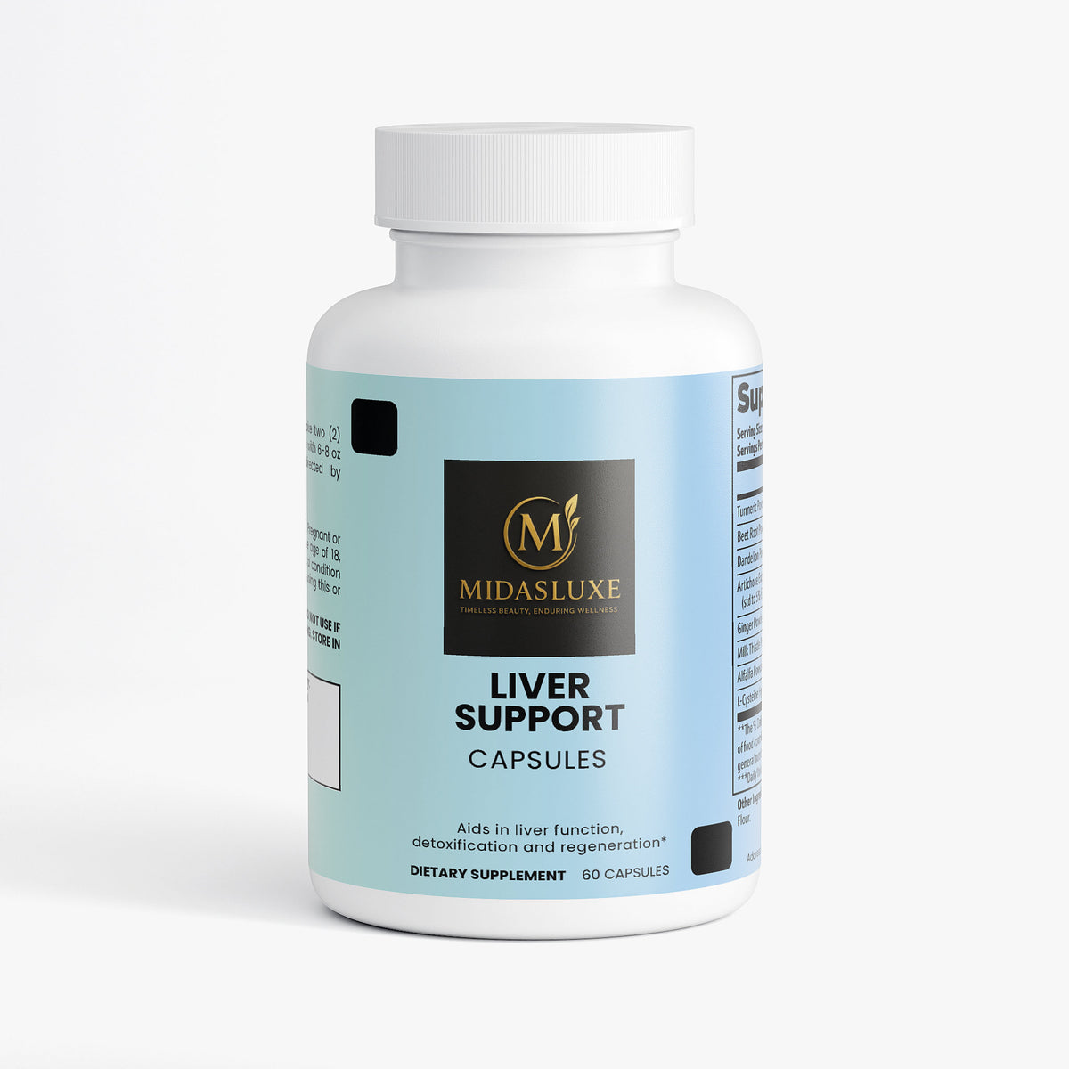 Liver Detox & Support Formula. - Midas Luxe