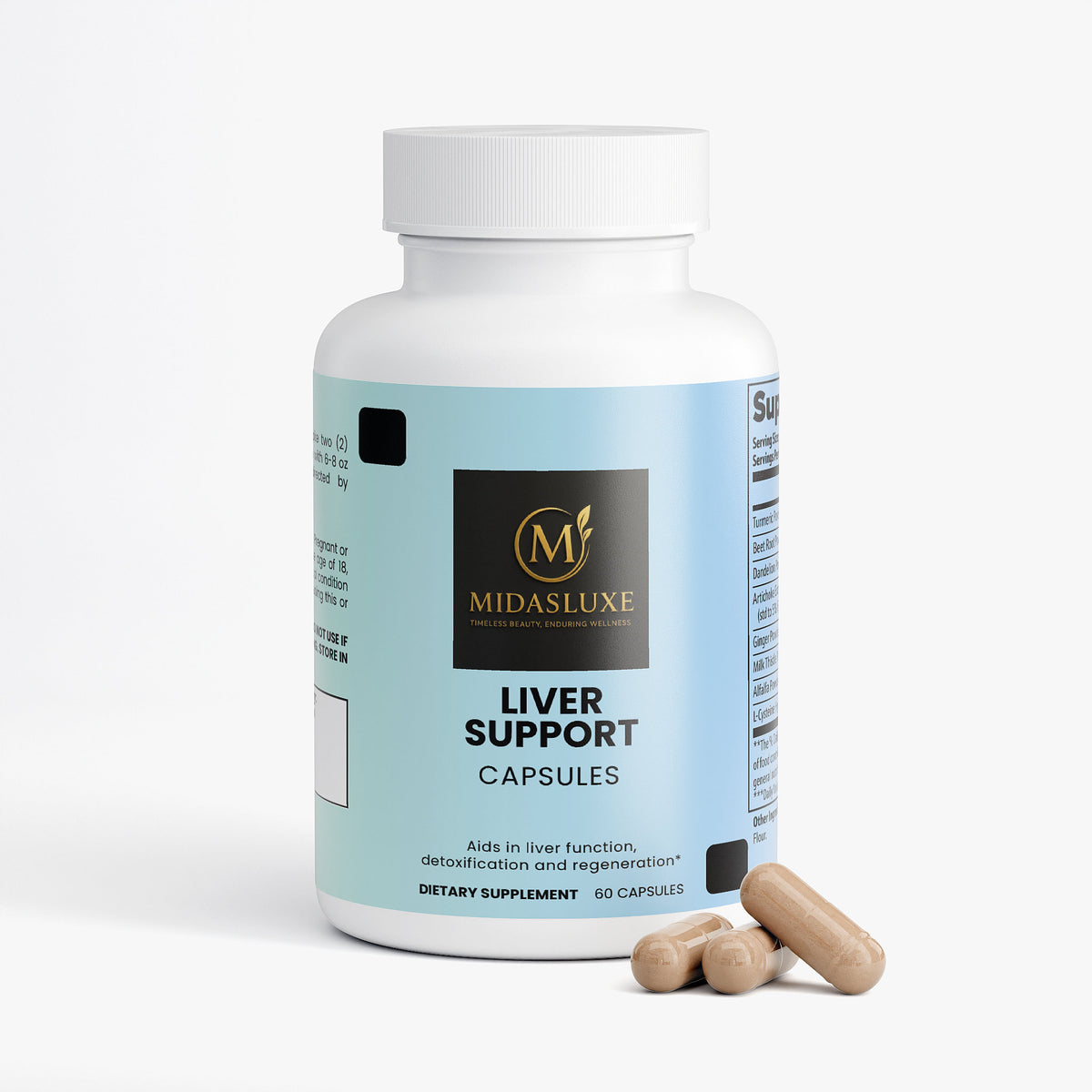 Liver Detox & Support Formula. - Midas Luxe