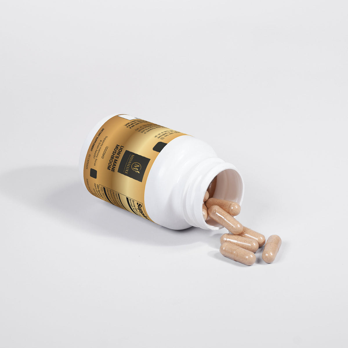 Lion’s Mane Brain Boost Supplement - Midas Luxe