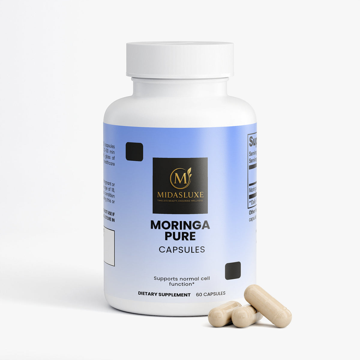 Moringa Pure Energy & Wellness Supplement - Midas Luxe