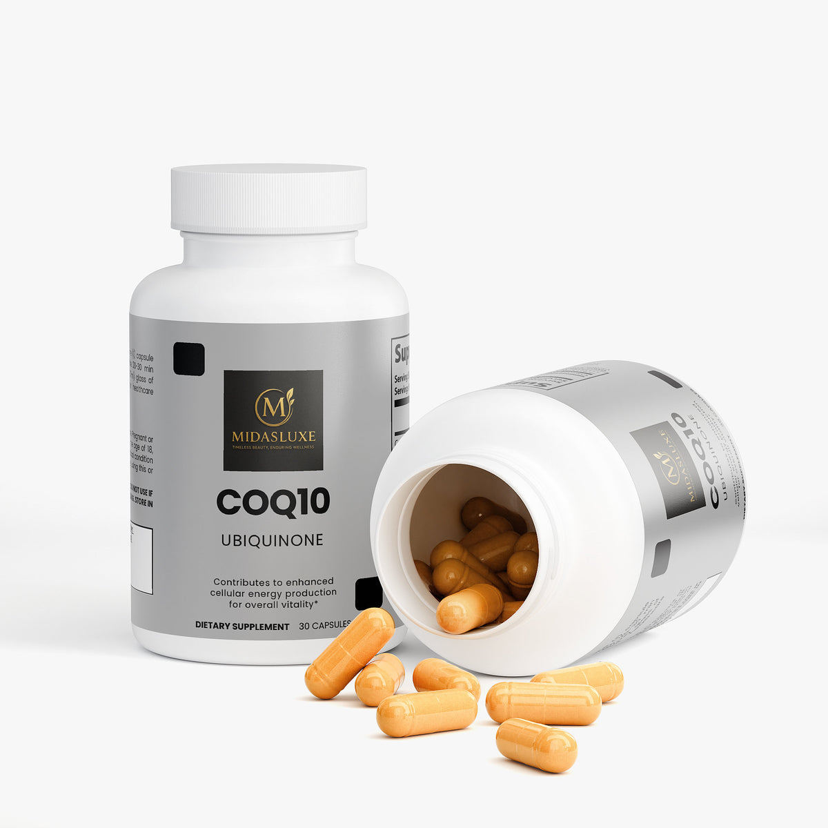CoQ10 Ubiquinone supplement benefits - Midas Luxe