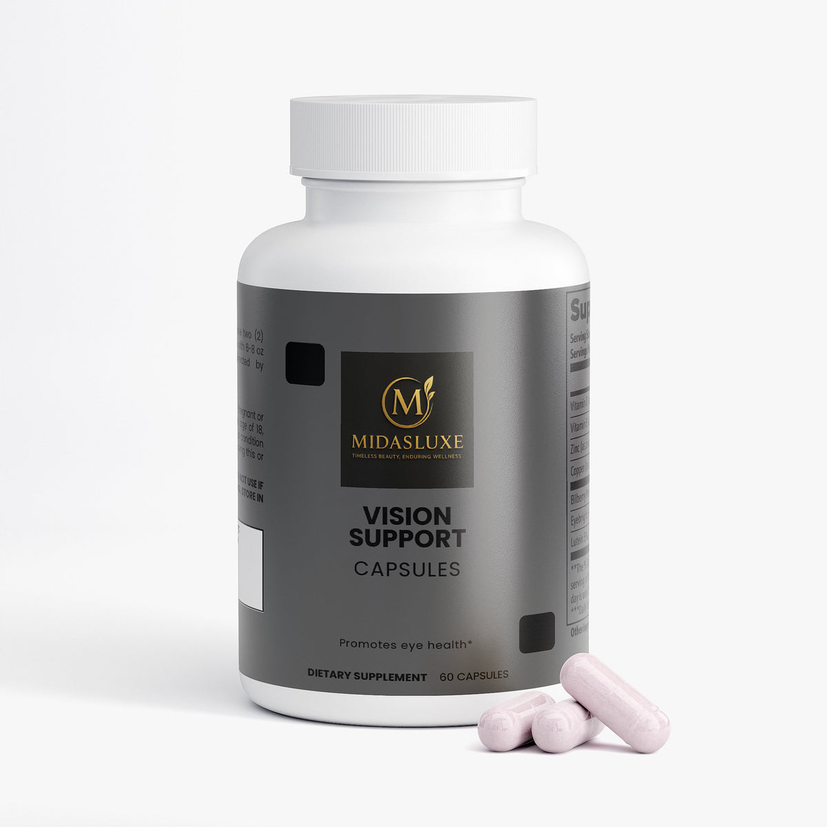 Vision Support Eye Health Supplement - Midas Luxe
