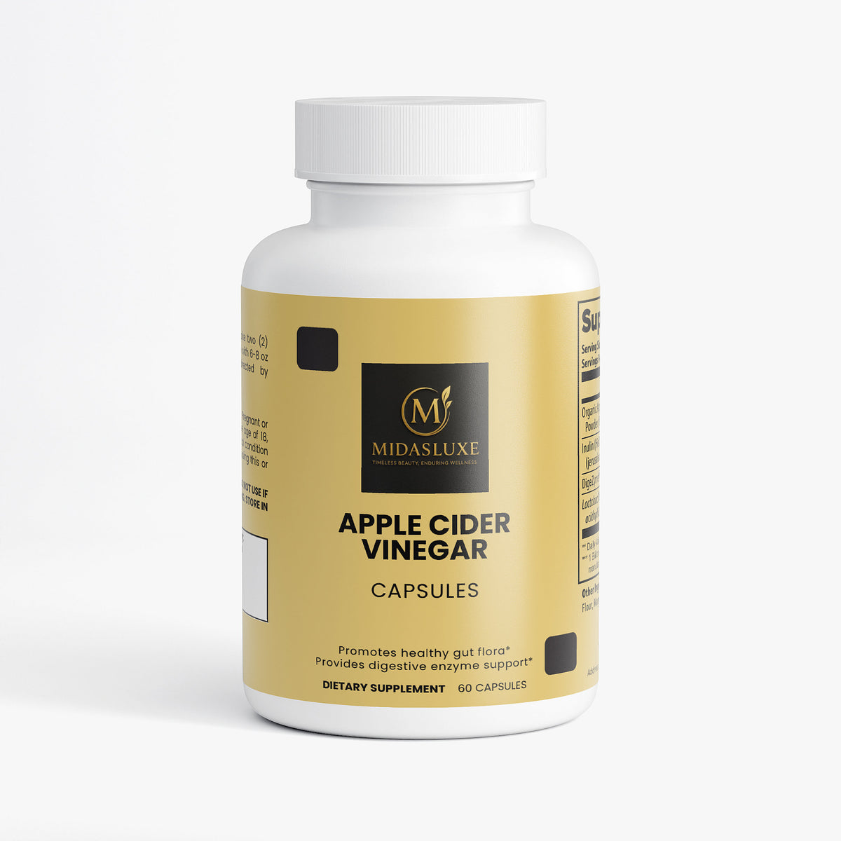Apple Cider Vinegar Detox Capsules - Midas Luxe