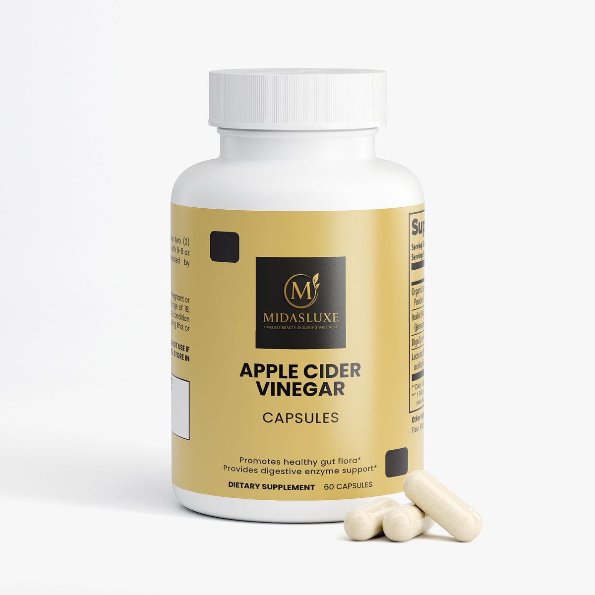 Apple Cider Vinegar Detox Capsules - Midas Luxe