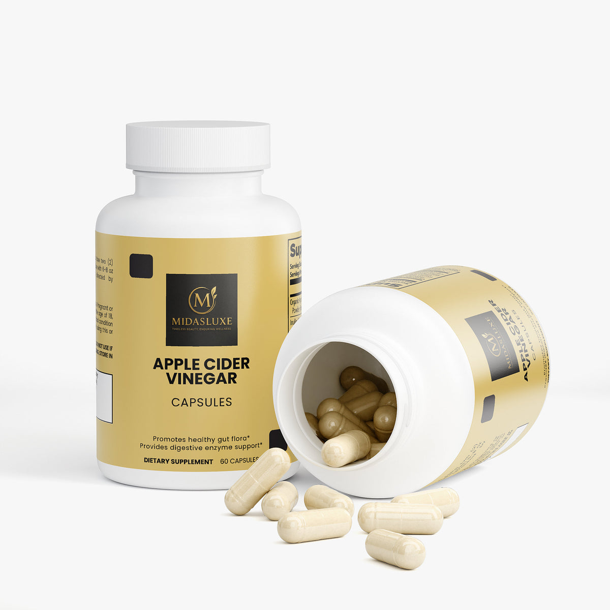 Apple Cider Vinegar Detox Capsules - Midas Luxe