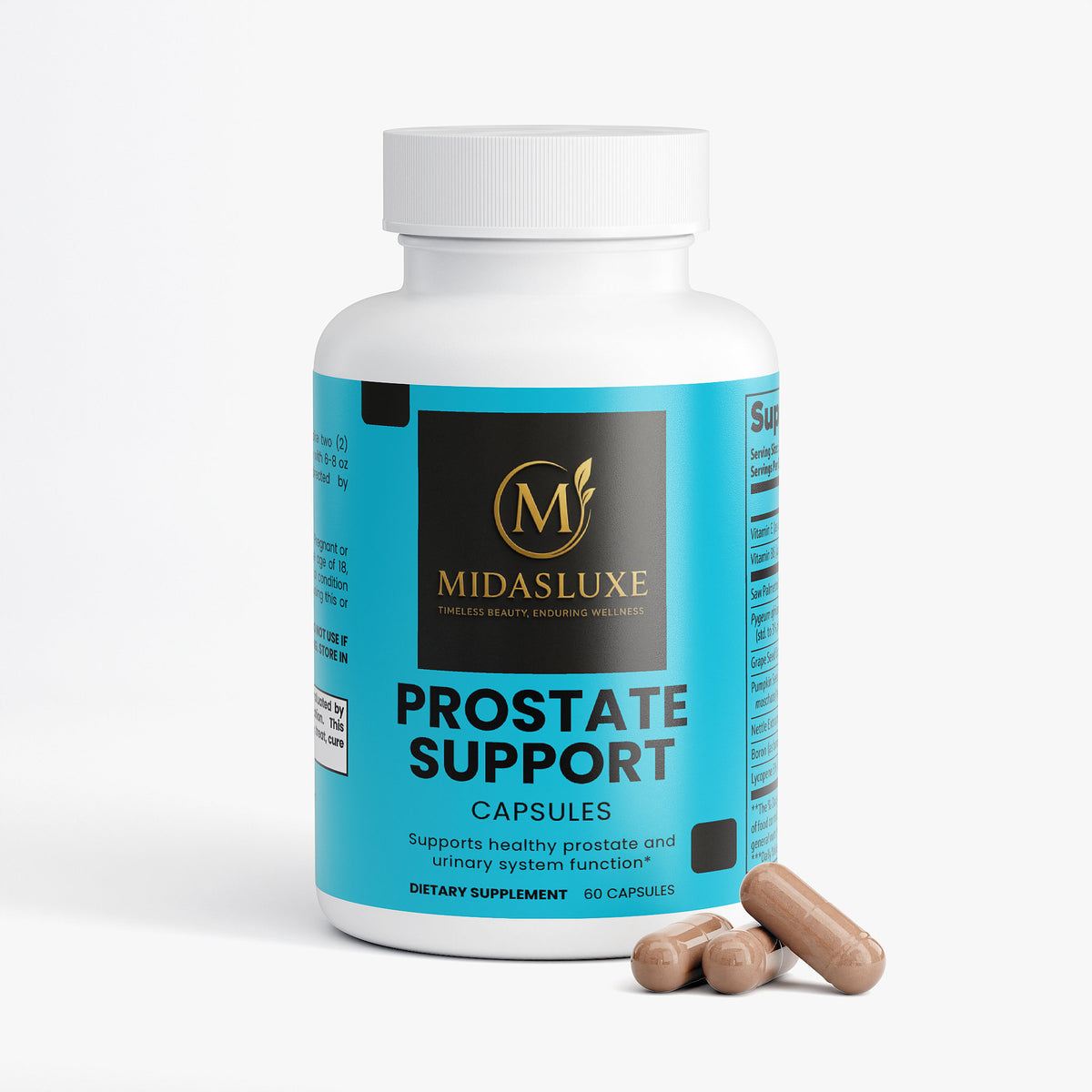 Prostate Health Support Supplement - Midas Luxe