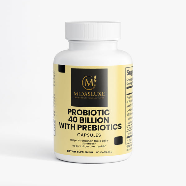 40 billion probiotics with prebiotics - Midas Luxe
