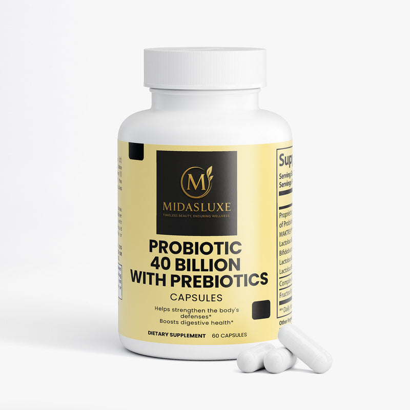 40 billion probiotics with prebiotics - Midas Luxe