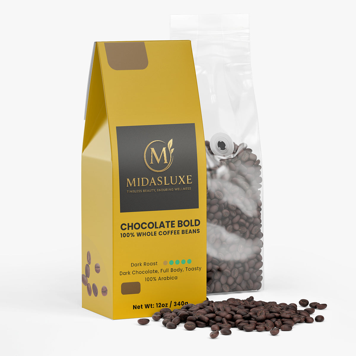 Chocolate Bold Coffee (Dark Roast) - Midas Luxe
