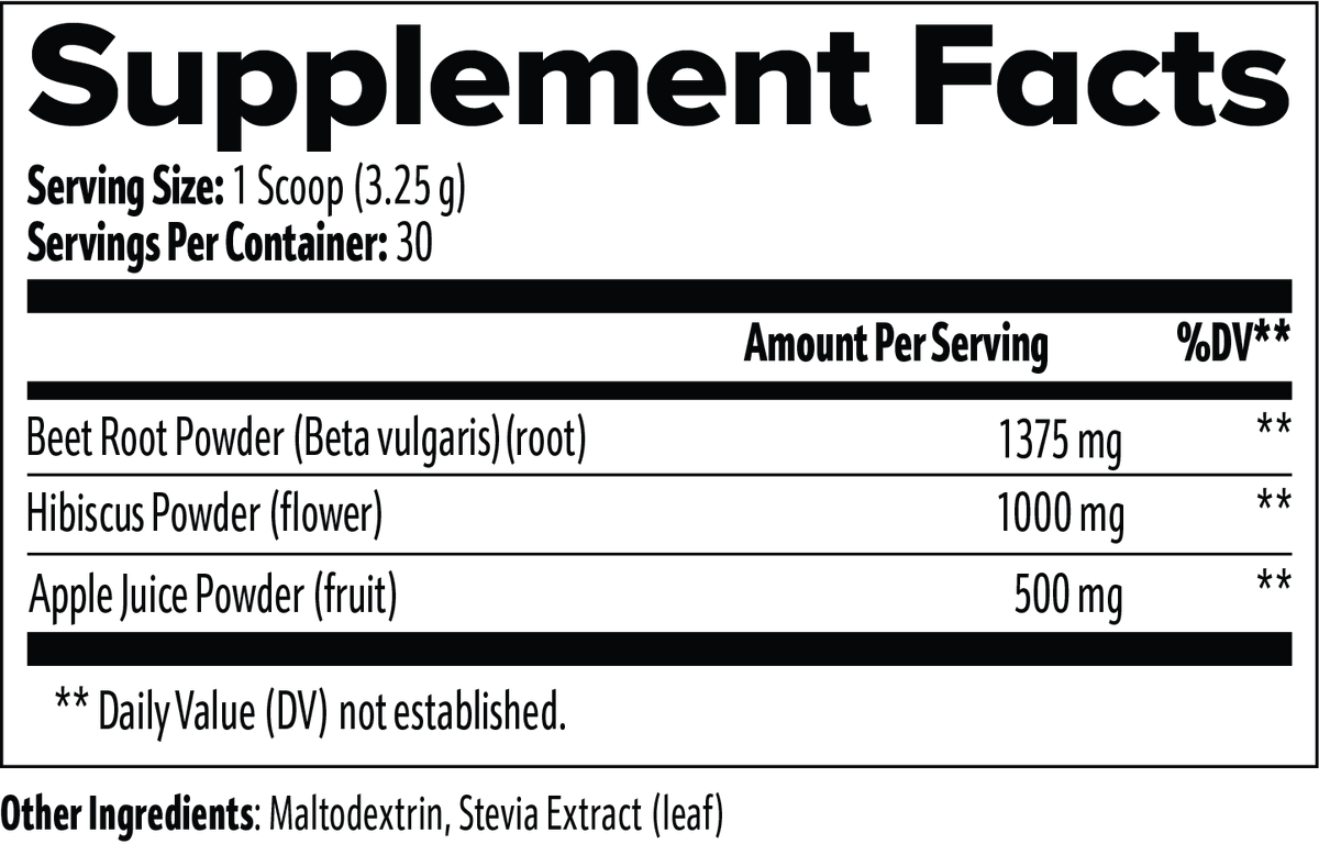 Beetroot Energy & Circulation Powder - Midas Luxe